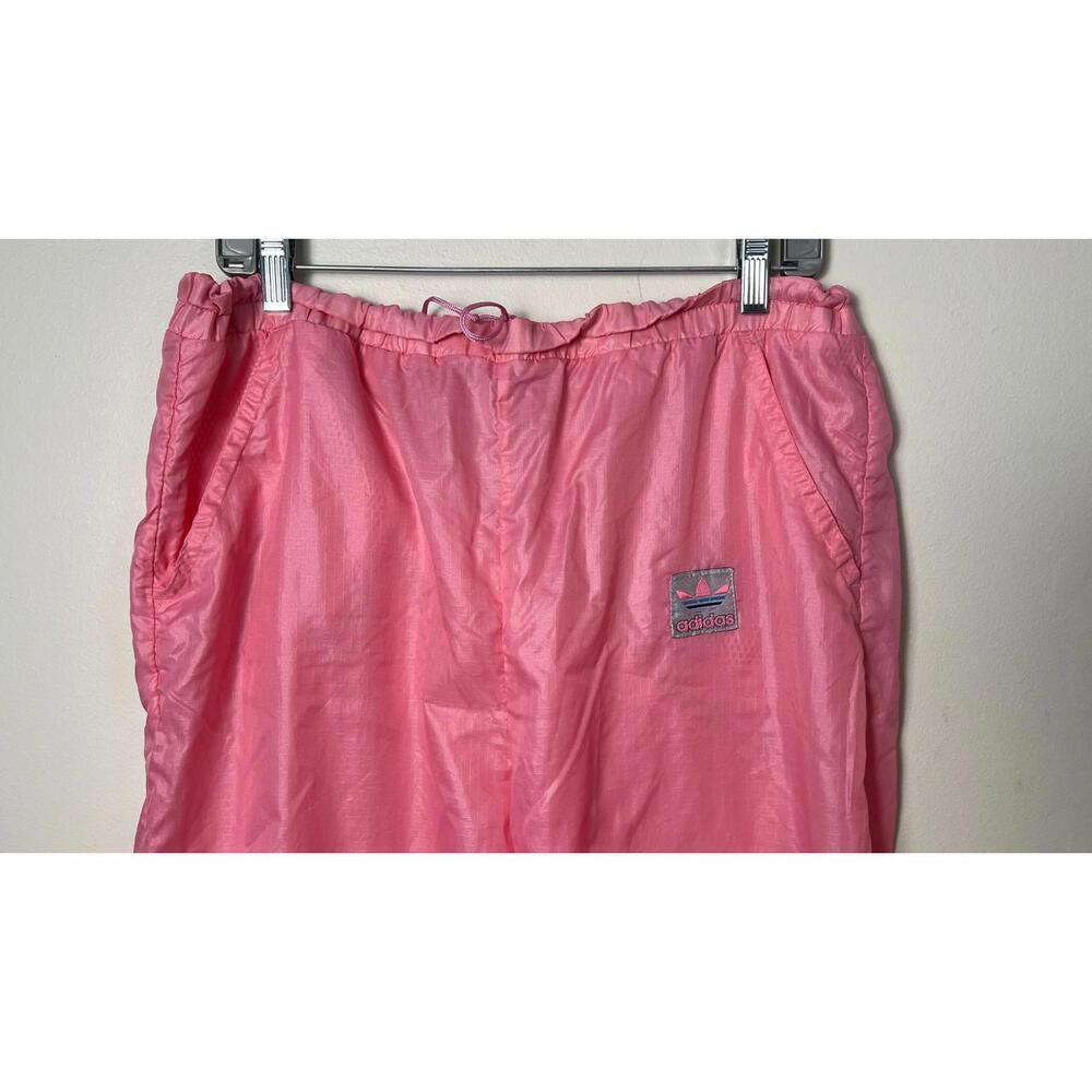 VINTAGE 70'S ADIDAS SPORTS PINK ZIP TRACK PANTS - Picture 2 of 11